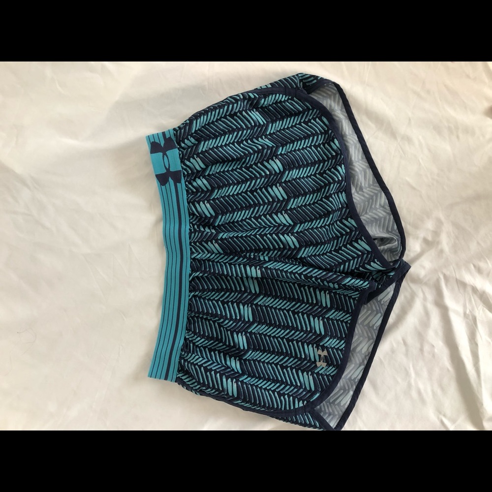 Blue under armor shorts size small